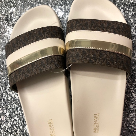 Michael Kors Brandy Slides - Picture 1 of 3